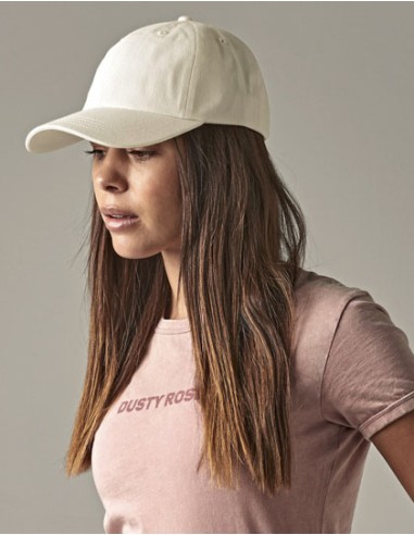 BEE-B652N-Organic Cotton 6 Panel Dad Cap